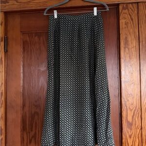 Briggs New York Black and Gray Maxi Skirt